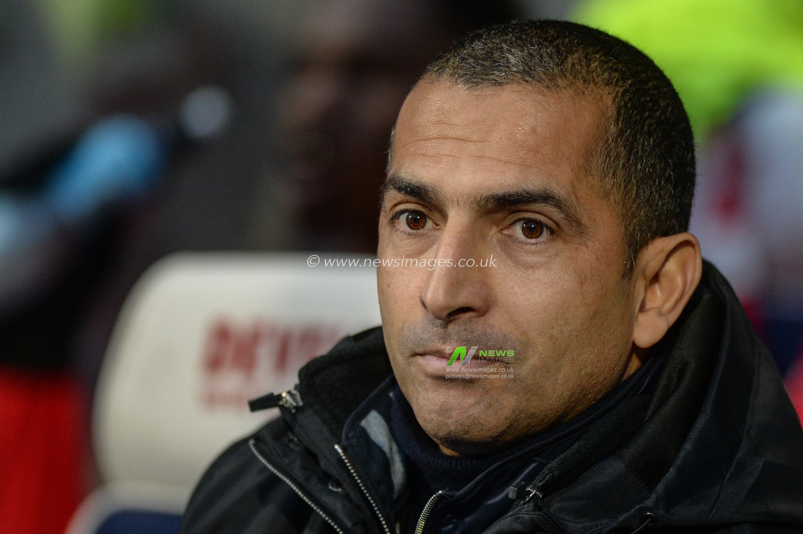21st December 2019, John Smith's Stadium, Huddersfield, England; Sky Bet Championship, Huddersfield Town v Nottingham Forest : Sabri Lamouchi manager of Nottingham Forest 

Credit: Dean Williams/News Images