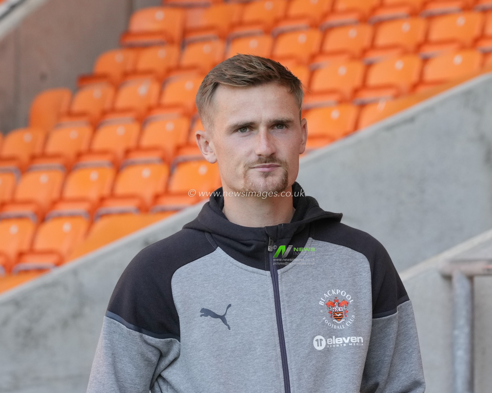 Callum Connolly #2 of Blackpool arrives at the stadium before the Sky Bet League 1 match Blackpool vs Port Vale at Bloomfield Road, Blackpool, United Kingdom, 15th August 2023

(Photo by Steve Flynn/News Images)
