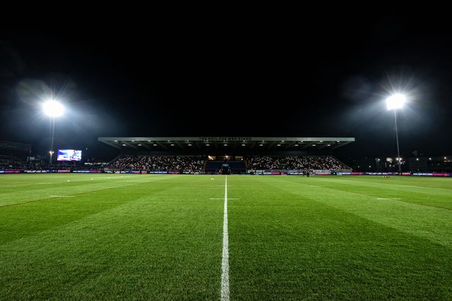 A general view of DIY Kitchens Stadium ahead of the Betfred Super League round 5 match Wakefield Trinity vs Leigh Leopards at DIY Kitchens Stadium, Wakefield, United Kingdom on 20 March 2026

(Photo by Alfie Cosgrove/News Images)