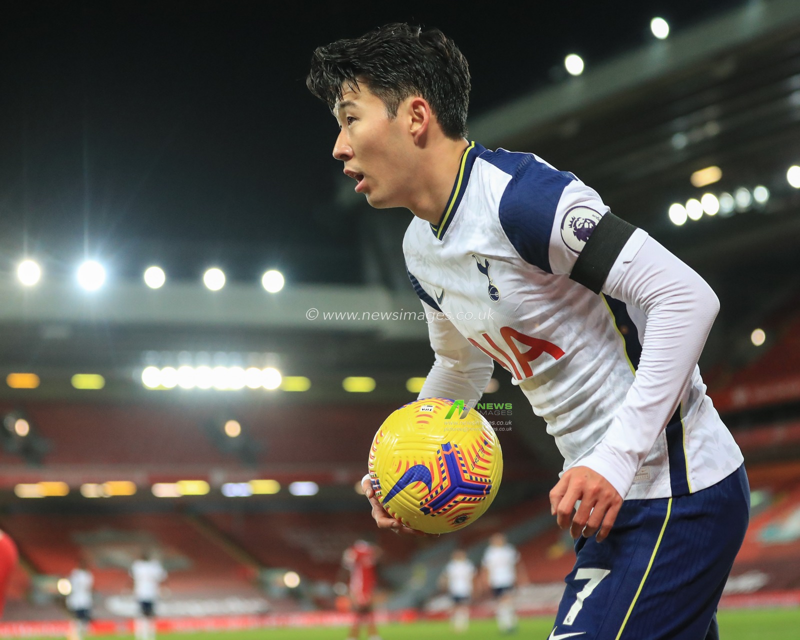 Son Heung-Min #7 of Tottenham Hotspur during the game