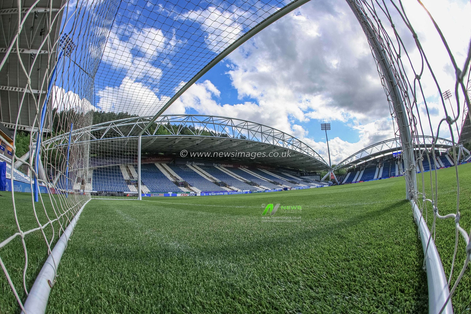 A general view of The John Smiths Stadium ahead of this evenings Sky Bet Championship playoff semi-final second leg, Huddersfield Town vs Luton Town