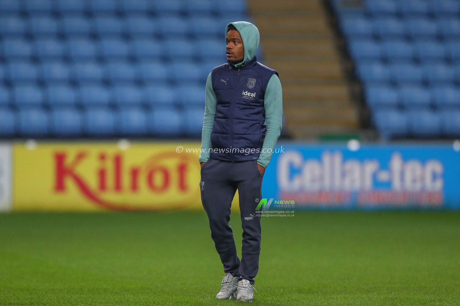 Grady Diangana #11 of West Bromwich Albion arrives ahead of the Sky Bet Championship match Coventry City vs West Bromwich Albion at Coventry Building Society Arena, Coventry, United Kingdom, 21st December 2022

(Photo by Gareth Evans/News Images)