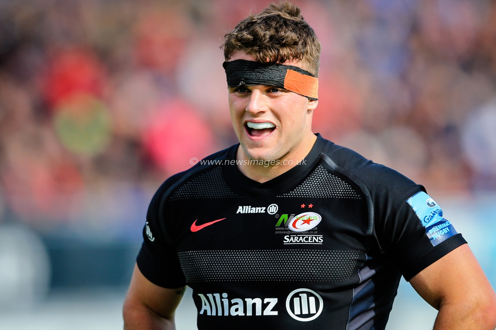 4th May 2019 , Allianz Park , London, England; Gallagher Premiership, Saracens vs Exeter Chiefs ; Ben Earl (08) of Sarcens

Credit: Georgie Kerr/News Images