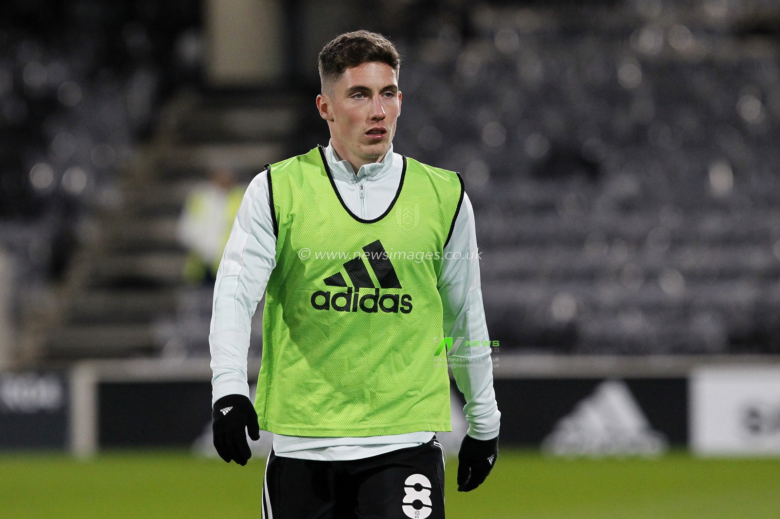 Harry Wilson #8 of Fulham warms up.