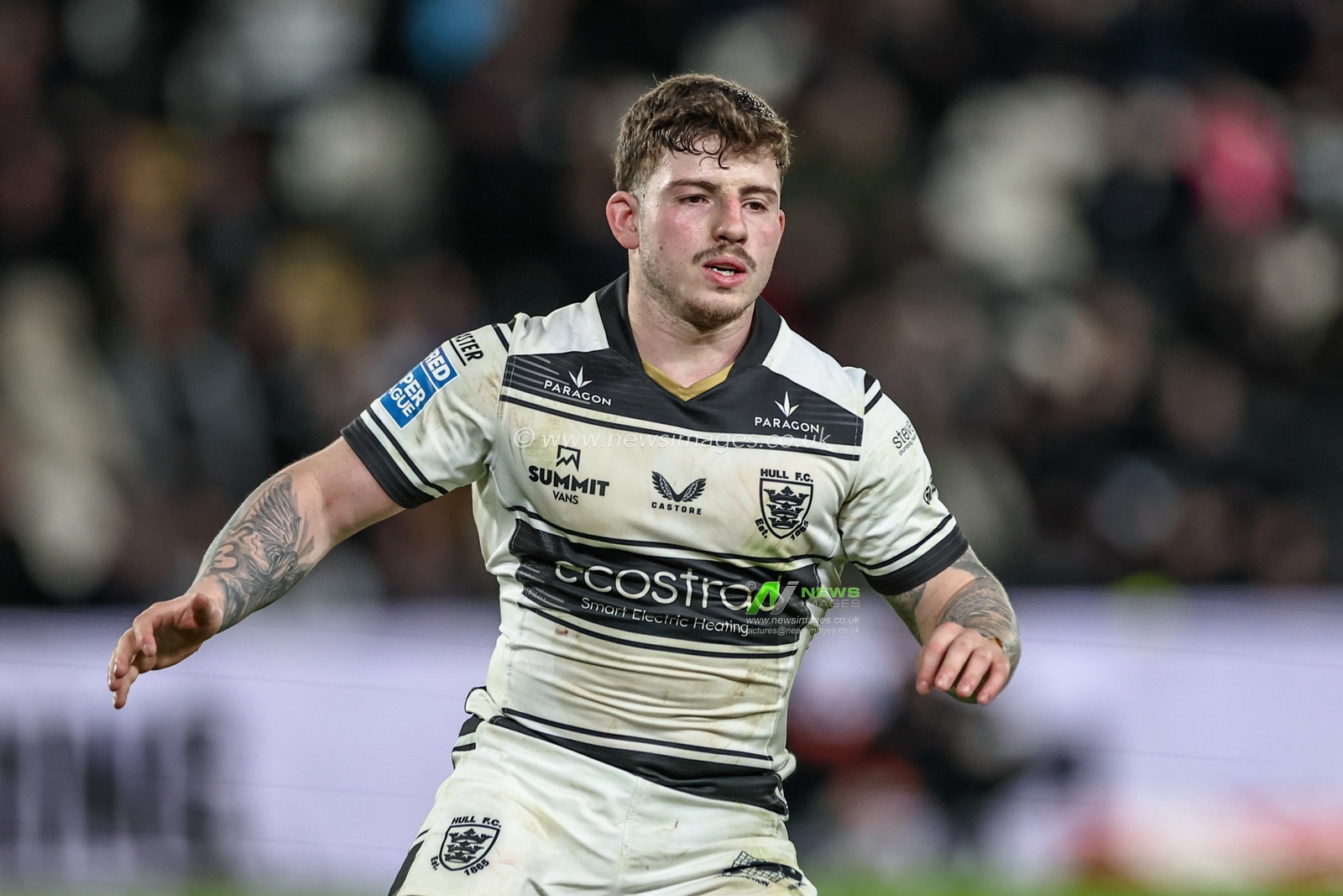 Amir Bourouh of Hull FC during the Betfred Super League Round 4 match Hull FC vs Leigh Leopards at MKM Stadium, Hull, United Kingdom, 6th March 2025

(Photo by Mark Cosgrove/News Images)