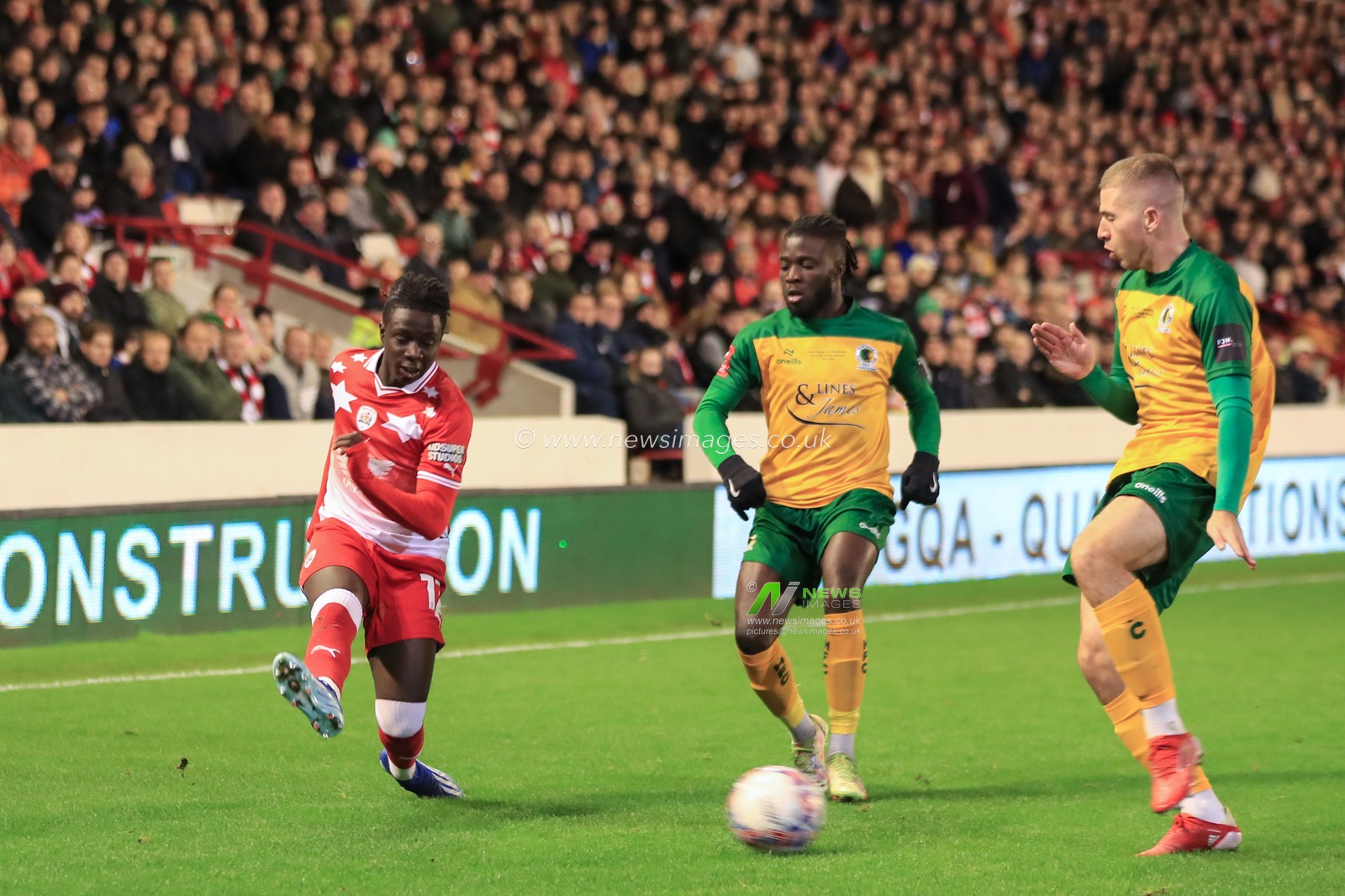 FÃ¡bio JalÃ³ #12 of Barnsley passes the ball during the Emirates FA Cup 1st Round match Barnsley vs Horsham FC at Oakwell, Barnsley, United Kingdom, 3rd November 2023

(Photo by Alfie Cosgrove/News Images)