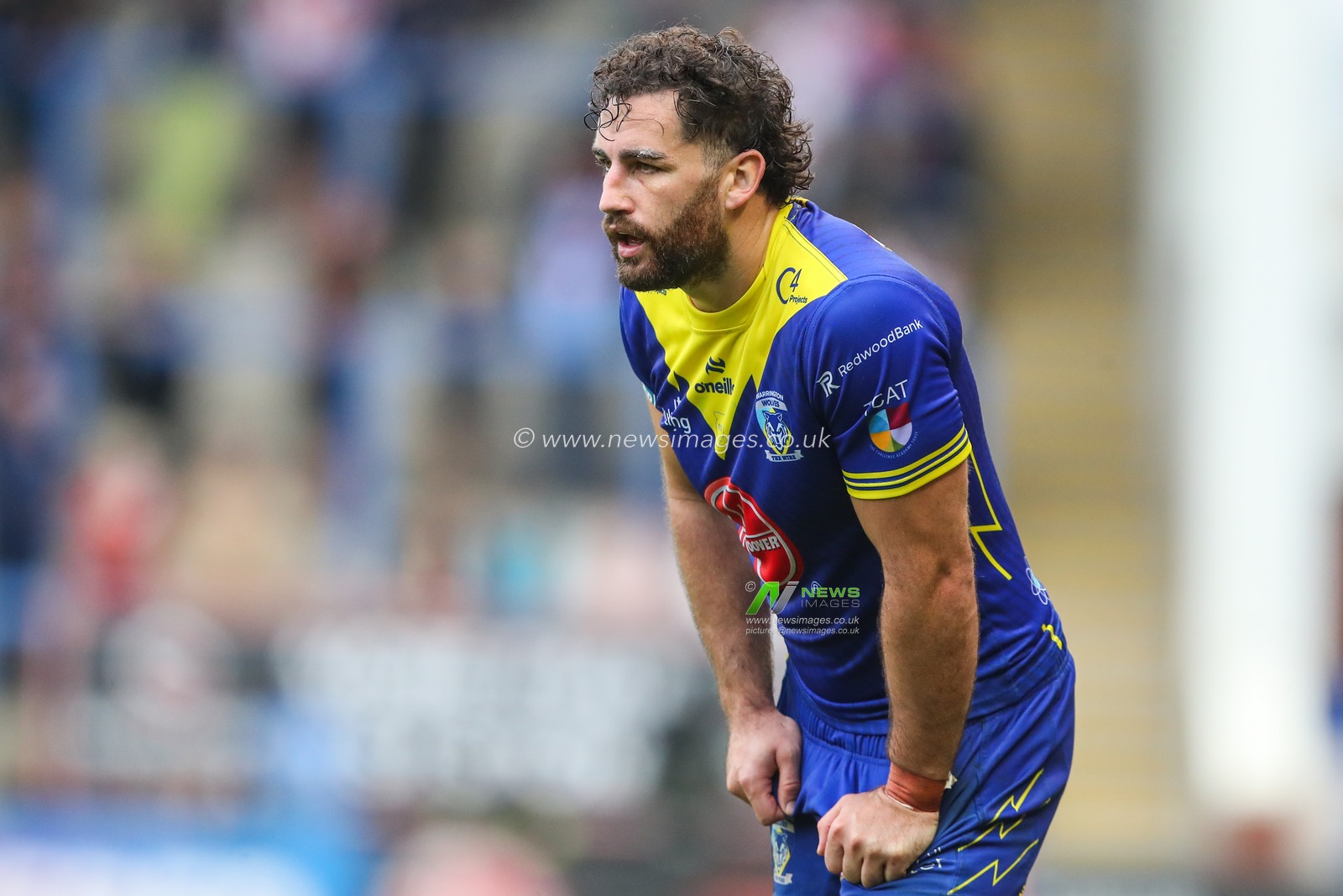 Toby King of Warrington Wolves during the Betfred Super League Round 25 match Warrington Wolves vs St Helens at Halliwell Jones Stadium, Warrington, United Kingdom, 7th September 2024

(Photo by Gareth Evans/News Images)