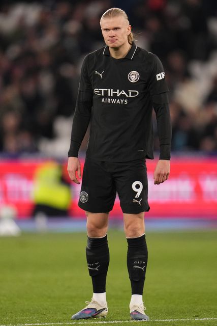 Erling Haland of Manchester City during the Premier League match West Ham United vs Manchester City at London Stadium, London, United Kingdom on 14 March 2026

(Photo by Harvey Murphy/News Images)
