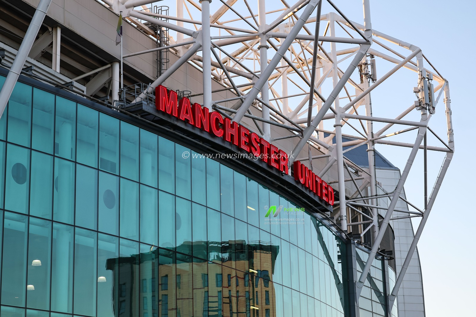 An exterior view of Old Trafford Stadium during the Carabao Cup 3rd Round match Manchester United vs Barnsley at Old Trafford, Manchester, United Kingdom, 17th September 2024

(Photo by Mark Cosgrove/News Images)