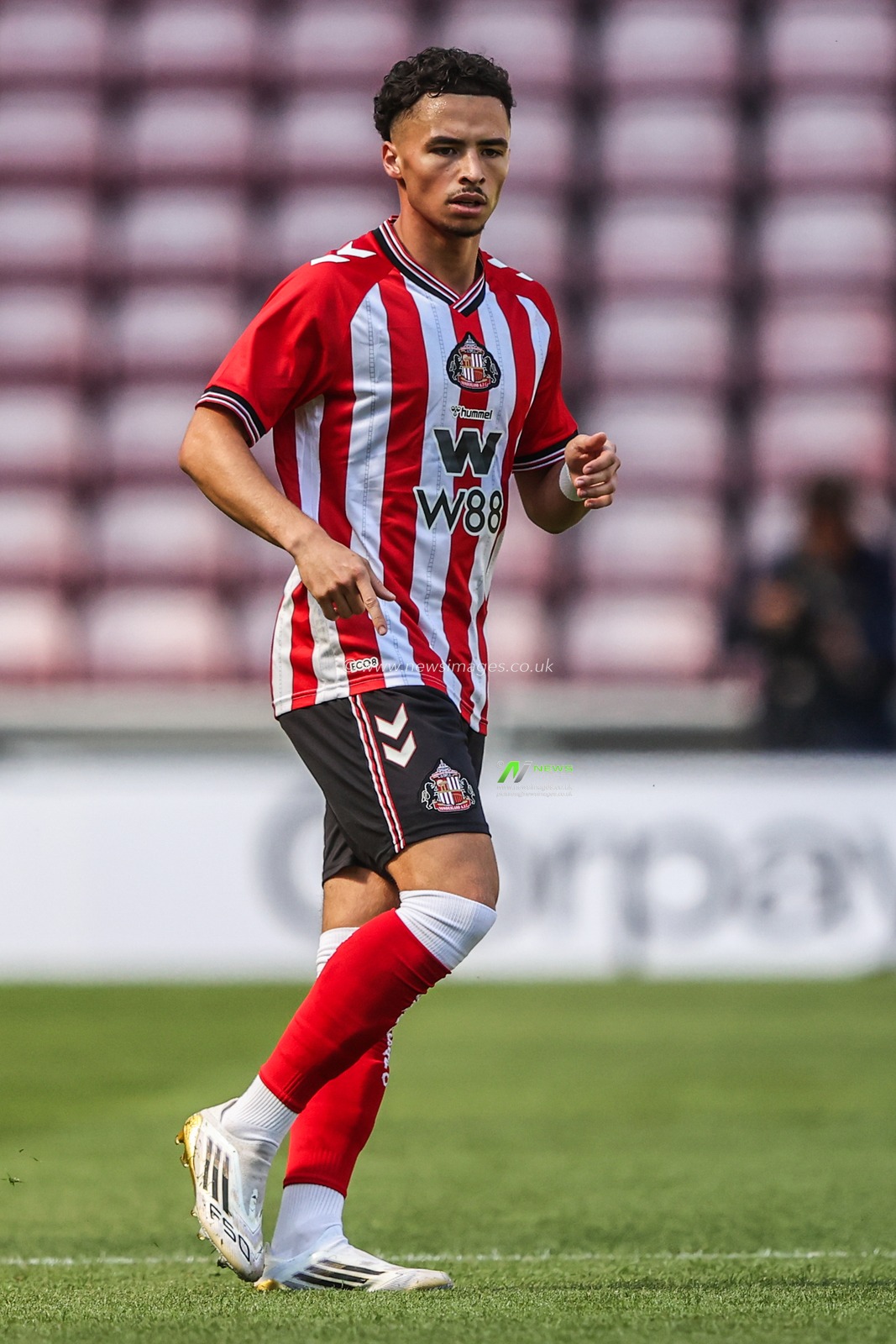 Chemsdine Talbi of Sunderland during the Pre-season friendly match Sunderland vs Real Betis at Stadium Of Light, Sunderland, United Kingdom, 2nd August 2025

(Photo by Alfie Cosgrove/News Images)