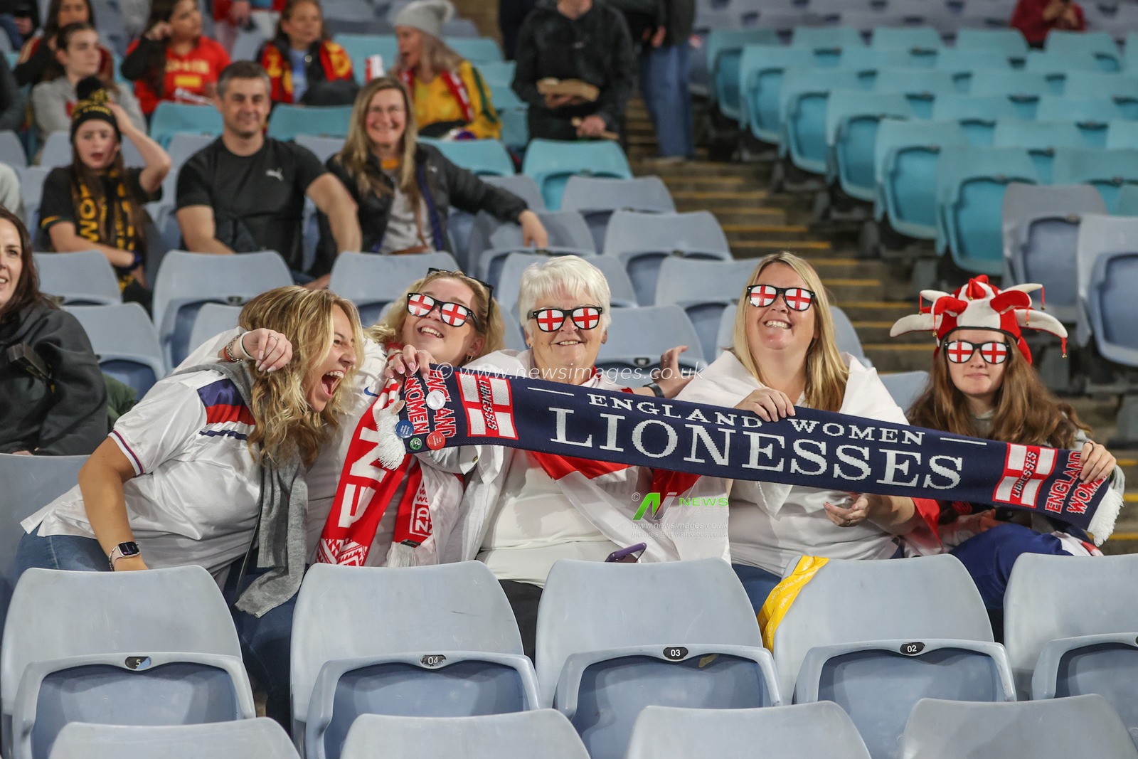 Fans arrive during the FIFA Women's World Cup 2023 Final match Spain Women vs England Women at Stadium Australia, Sydney, Australia, 20th August 2023

(Photo by Patrick Hoelscher/News Images)