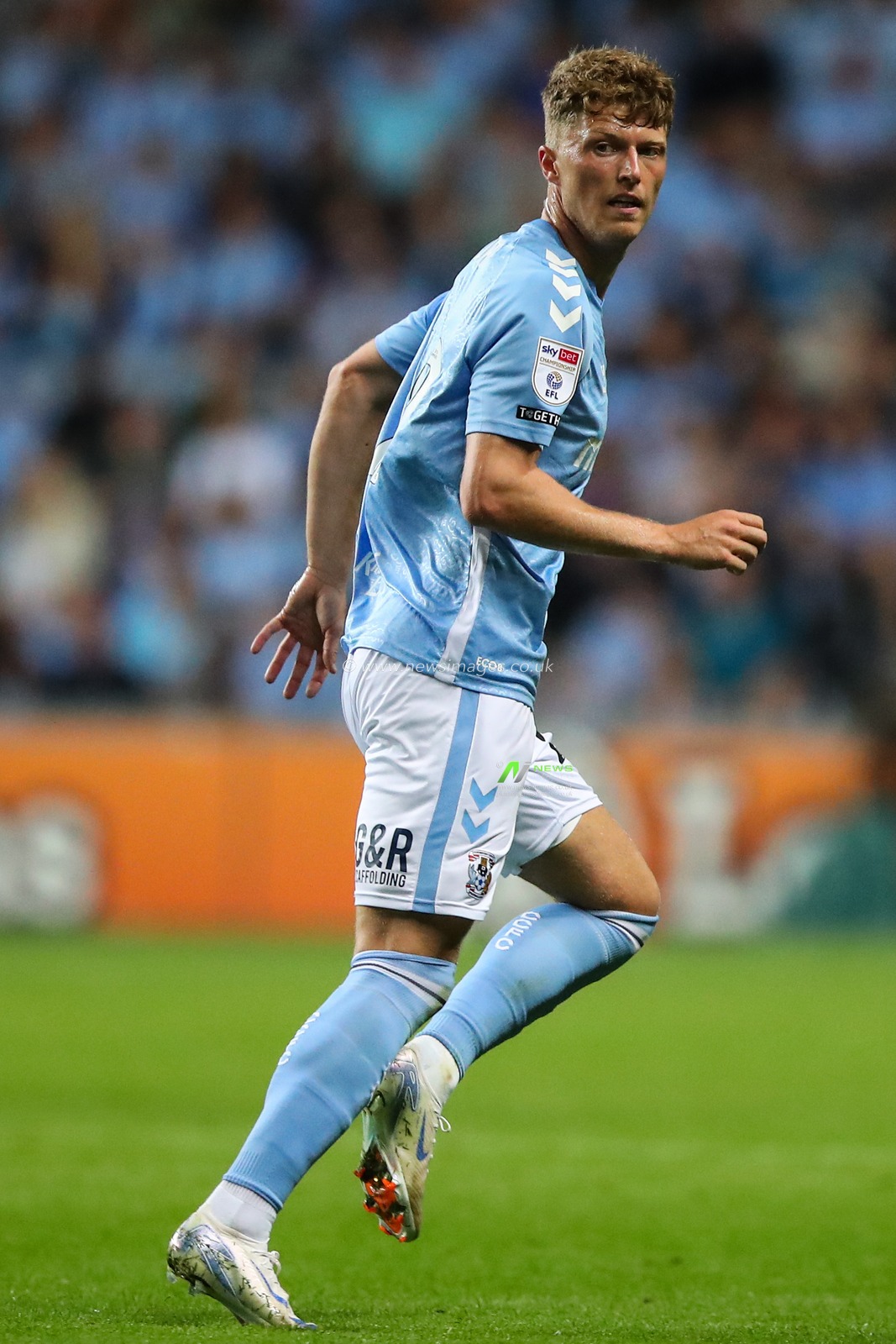 Victor Torp of Coventry City during the Sky Bet Championship match Coventry City vs Oxford United at Coventry Building Society Arena, Coventry, United Kingdom, 16th August 2024

(Photo by Gareth Evans/News Images)