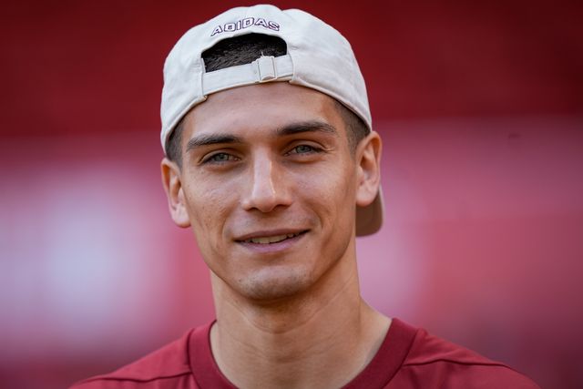 Nicolas Dominguez of Nottingham Forest arrives at the stadium prior to kick off during the Premier League match Nottingham Forest vs Burnley at City Ground, Nottingham, United Kingdom on 19 April 2026

(Photo by Maynard Manyowa/News Images)