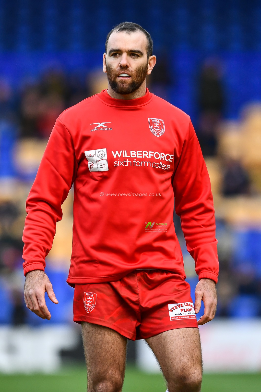 9th February 2019 , Halliwell Jones Stadium, Warrington, England;  Betfred Super League, Round 2, Warrington Wolves vs Hull KR  ; Kane Linnett (23) of Hull KR 

Credit: Craig Thomas/News Images
