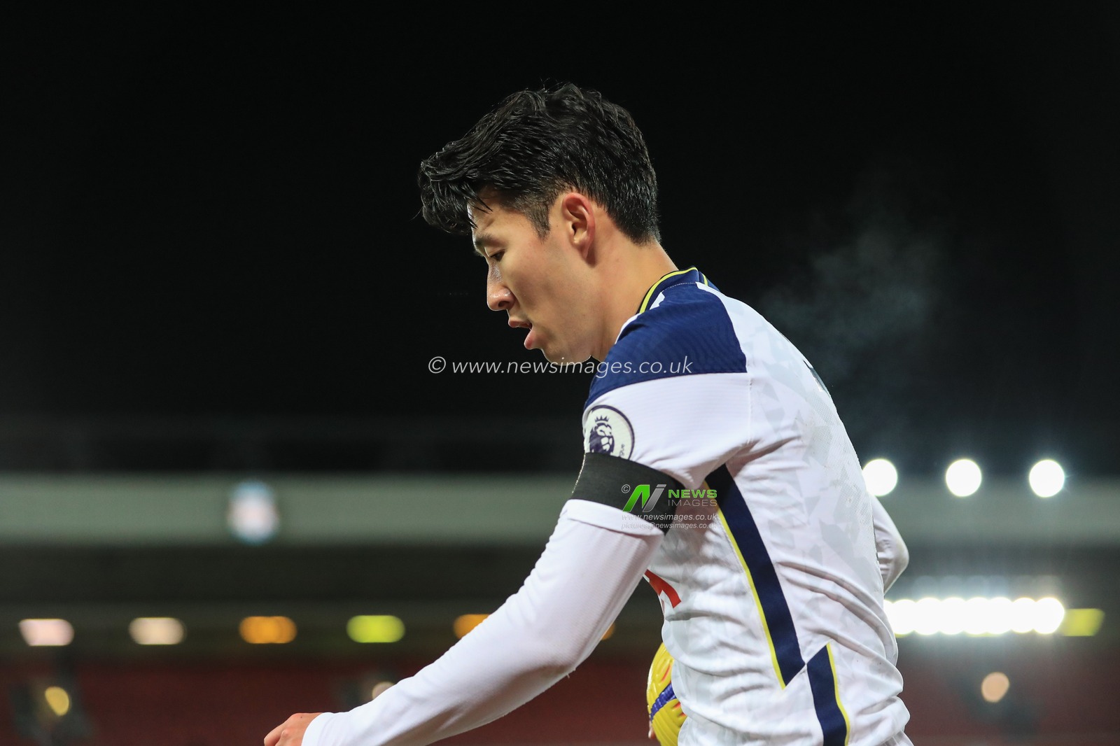 Son Heung-Min #7 of Tottenham Hotspur during the game