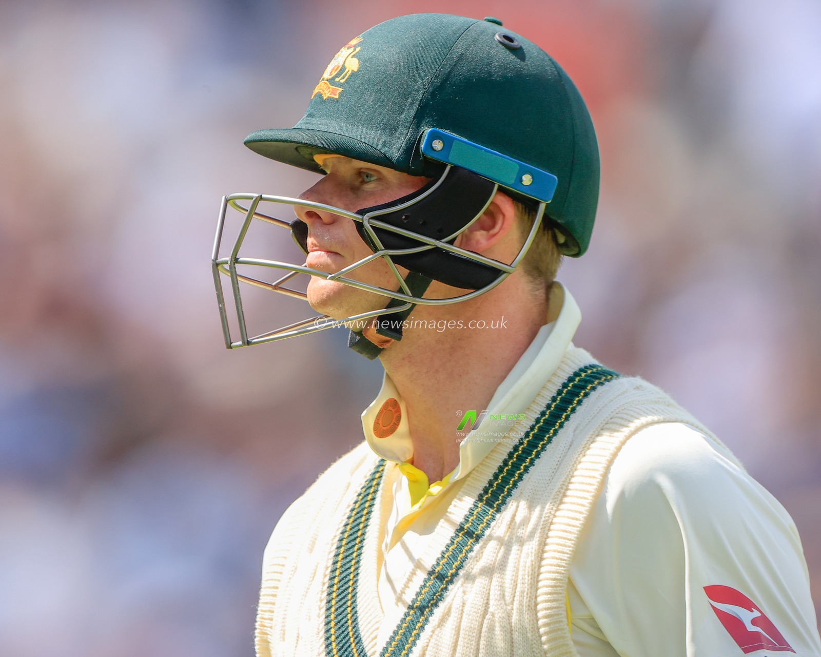 Steven Smith of Australia is out during the LV= Insurance Ashes Fourth Test Series Day One England vs Australia at Old Trafford, Manchester, United Kingdom, 19th July 2023

(Photo by Conor Molloy/News Images)