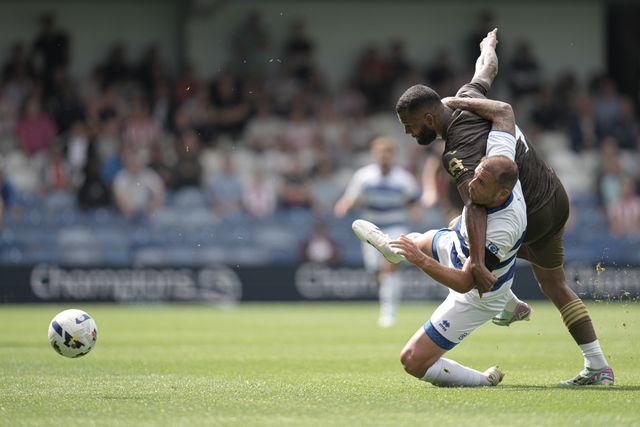 during the Pre-season friendly match Queens Park Rangers vs Brentford at Kiyan Prince Foundation Stadium, London, United Kingdom, 2nd August 2025

(Photo by Harvey Murphy/News Images)