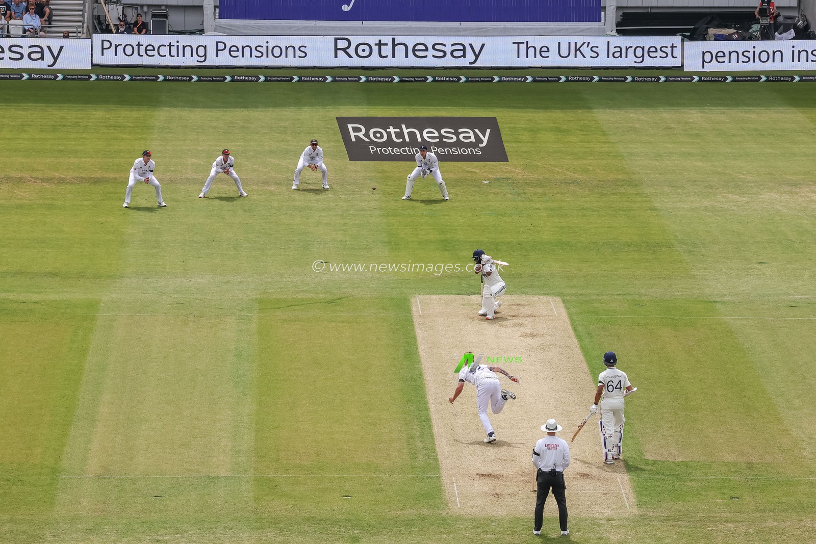 KL Rahul of India hits the ball into the hands of Joe Root of England during the 1st Rothesay Test Match Day 1 England vs India at Headingley Cricket Ground, Leeds, United Kingdom, 20th June 2025

(Photo by Mark Cosgrove/News Images)