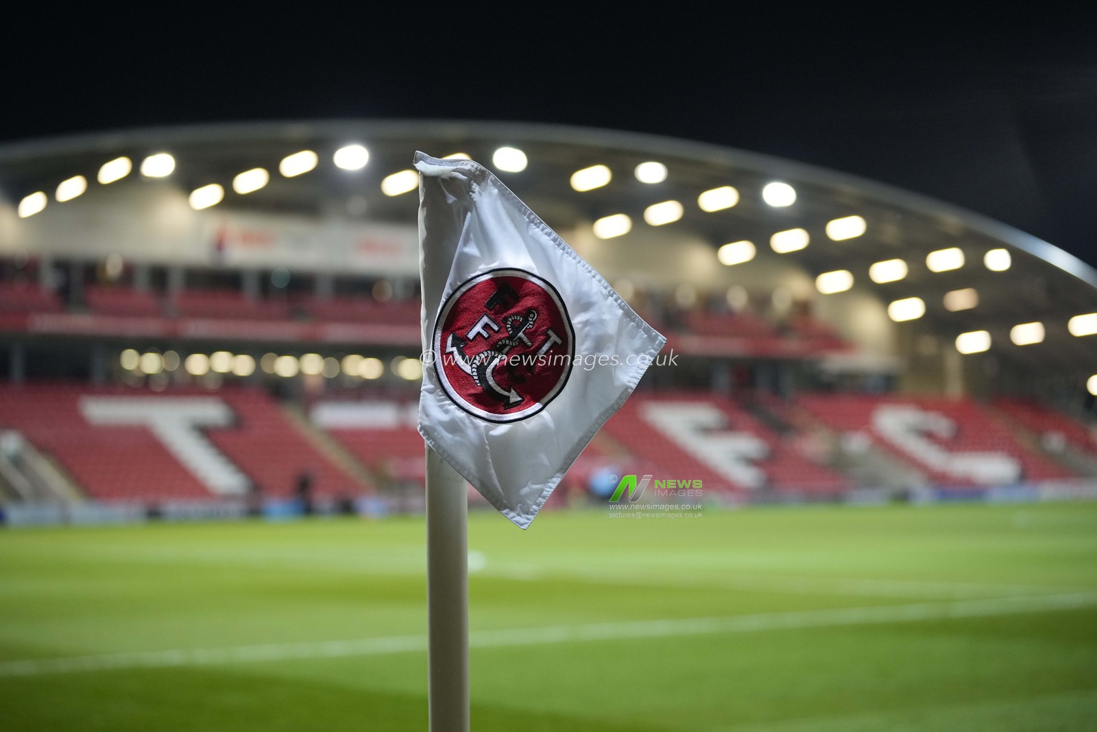 General view of Highbury Stadium, home of Fleetwood Town before the Emirates FA Cup Fourth Round Reply match Fleetwood Town vs Sheffield Wednesday at Highbury Stadium, Fleetwood, United Kingdom, 7th February 2023

(Photo by Steve Flynn/News Images)