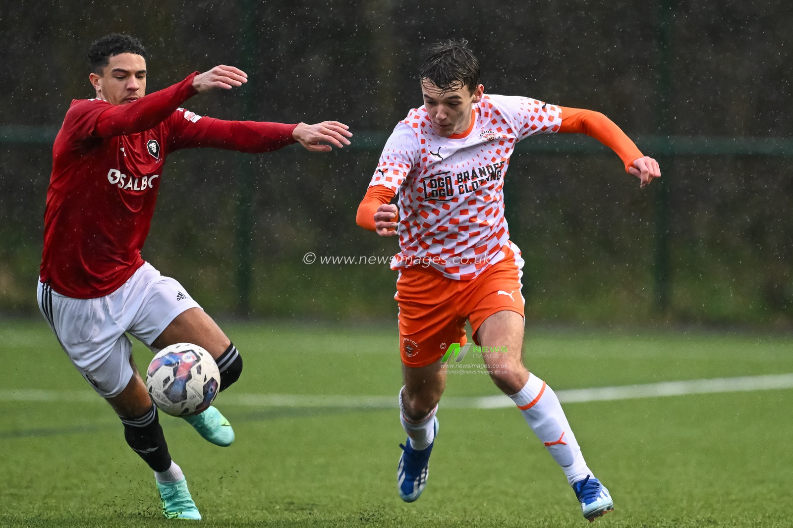 during the Central League match Salford City vs Blackpool at Salford Sports Village, Salford, United Kingdom, 23rd January 2024

(Photo by Craig Thomas/News Images)