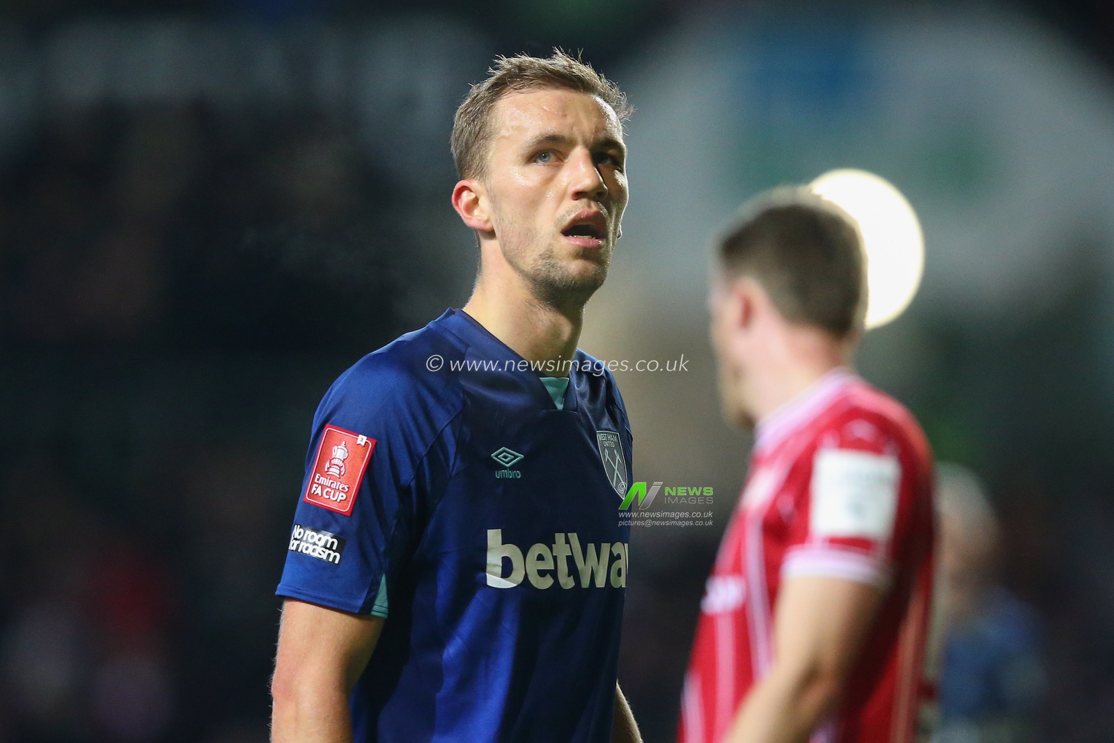 TomÃ¡Å¡ SouÄek of West Ham United looks up to the big screen during the Emirates FA Cup Third Round Replay match Bristol City vs West Ham United at Ashton Gate, Bristol, United Kingdom, 16th January 2024

(Photo by Gareth Evans/News Images)