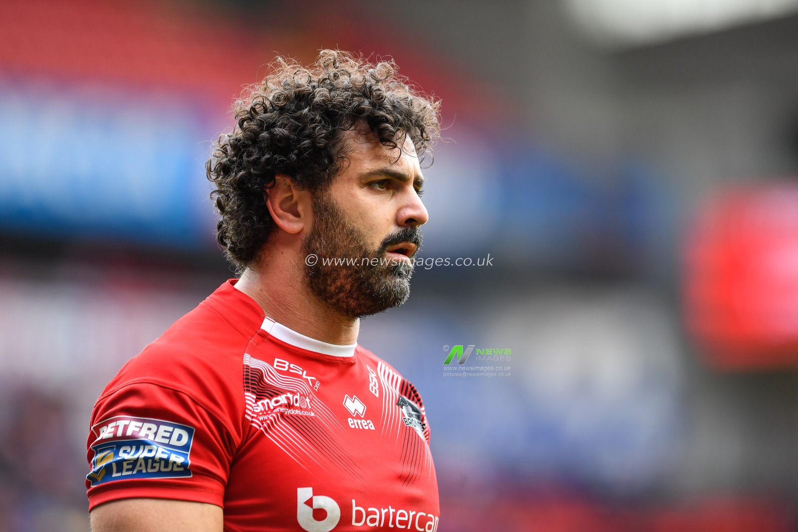 26th May 2019 , Anfield Stadium, Liverpool, England; Dacia Magic Weekend, Betfred Super League Round 16, Leeds Rhinos vs London Broncos ; Rhys Williams (2) of London Broncos 

Credit: Craig Thomas/News Images