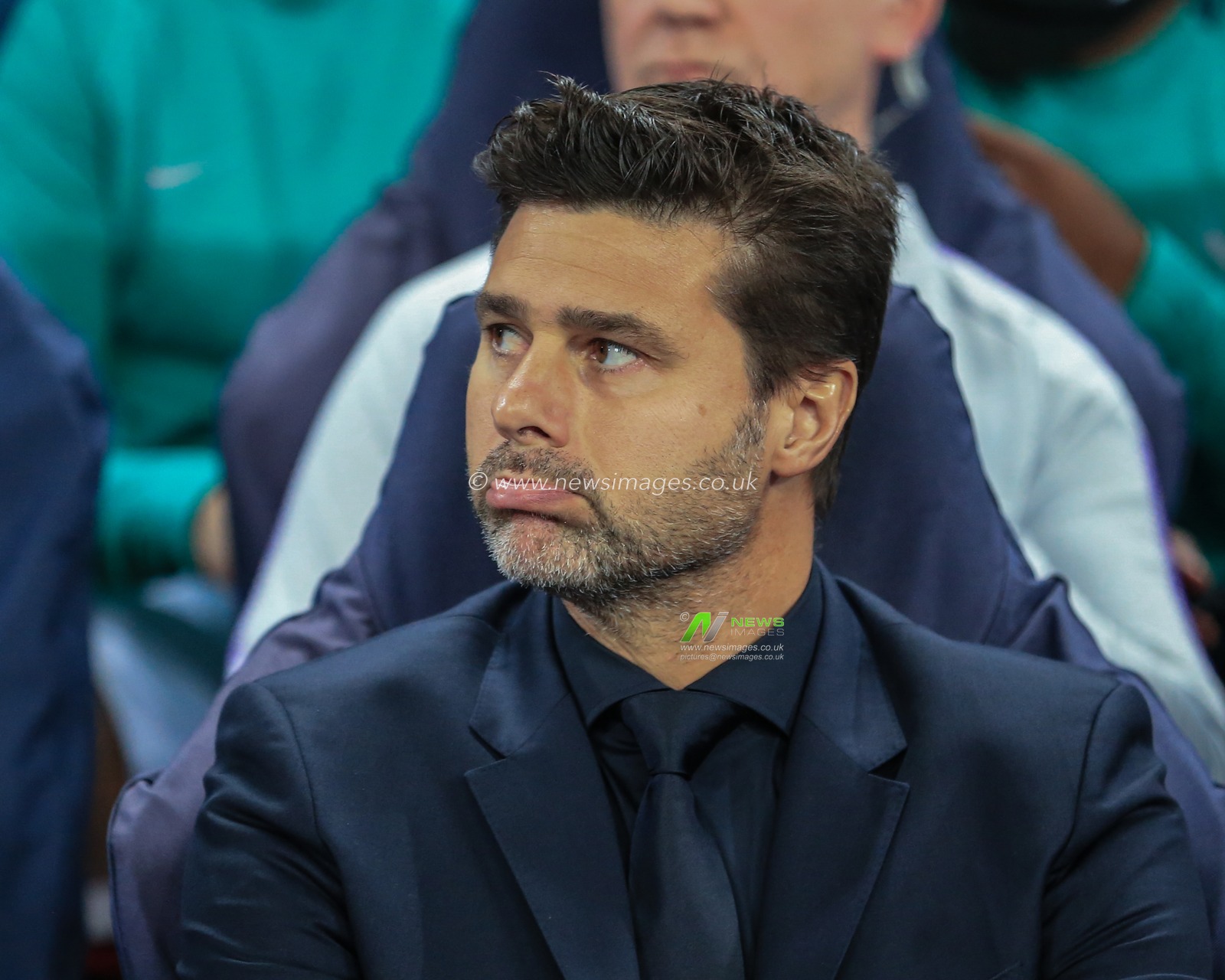 3rd October 2018, Wembley Stadium, London, England; UEFA Champions League, Tottenham v Barcelona ; Mauricio Pochettino manager  of Tottenham 

Credit: Mark Cosgrove/News Images
