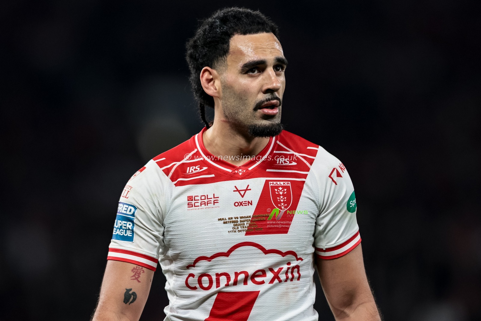Tyrone May of Hull KR during the 2025 Betfred Super League Grand Final Hull KR v Wigan Warriors at Old Trafford, Manchester, United Kingdom, 11th October 2025

(Photo by Mark Cosgrove/News Images)