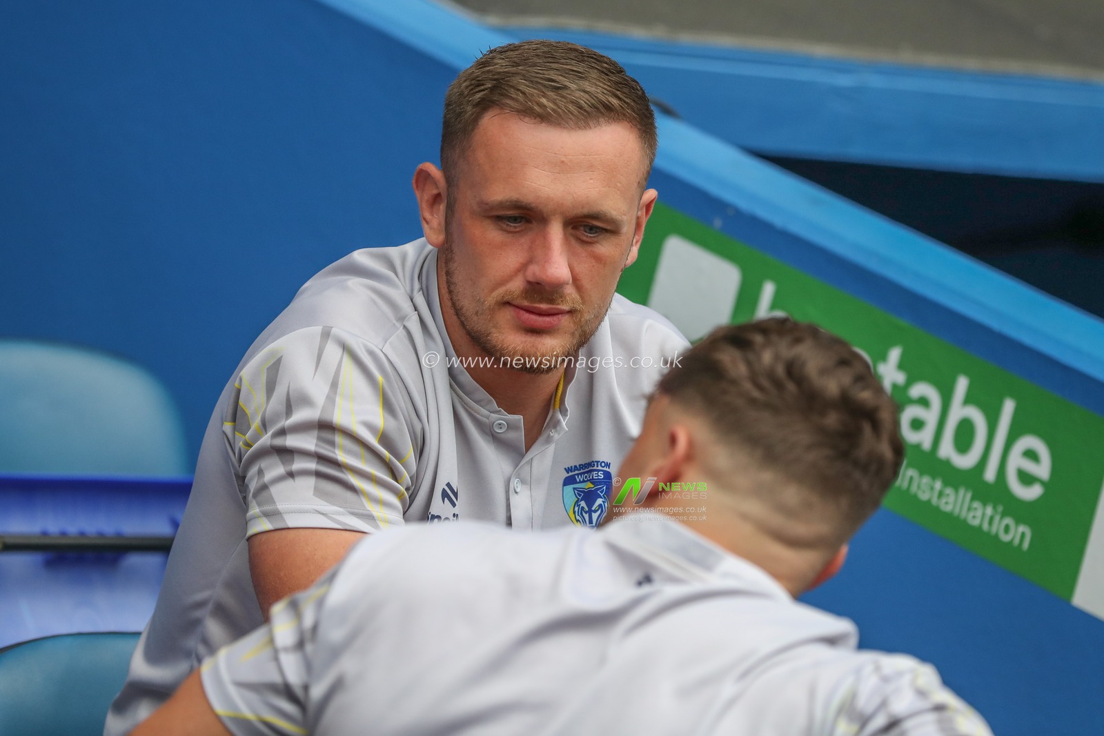 Ben Currie of Warrington Wolves during the Betfred Super League Round 20 match Warrington Wolves vs Hull KR at Halliwell Jones Stadium, Warrington, United Kingdom, 2nd August 2024

(Photo by Alfie Cosgrove/News Images)