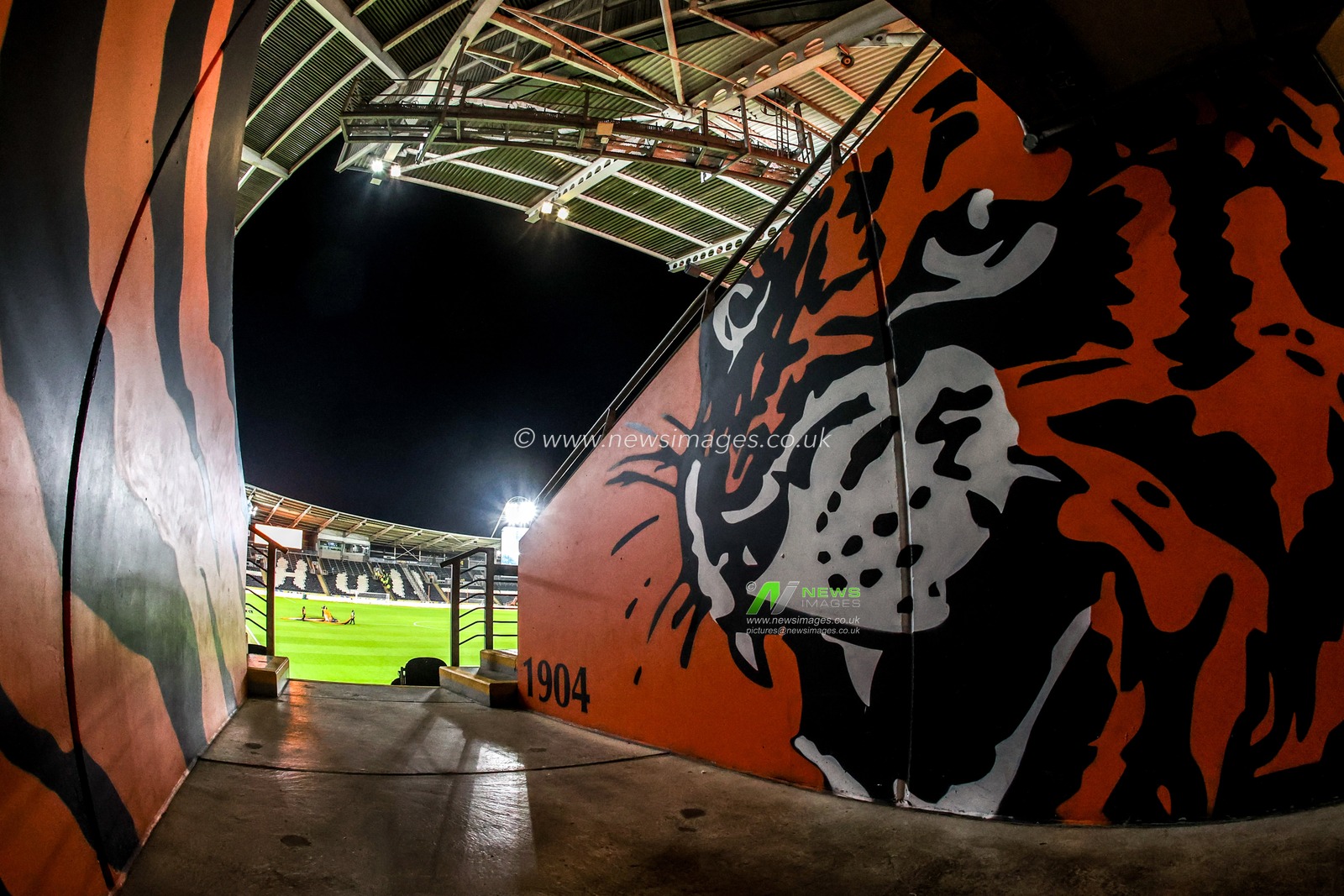 A general view of MKM Stadium ahead of the Sky Bet Championship match Hull City vs Wrexham at MKM Stadium, Hull, United Kingdom, 10th December 2025

(Photo by Alfie Cosgrove/News Images)

*** GER AUT SUI OUT ***