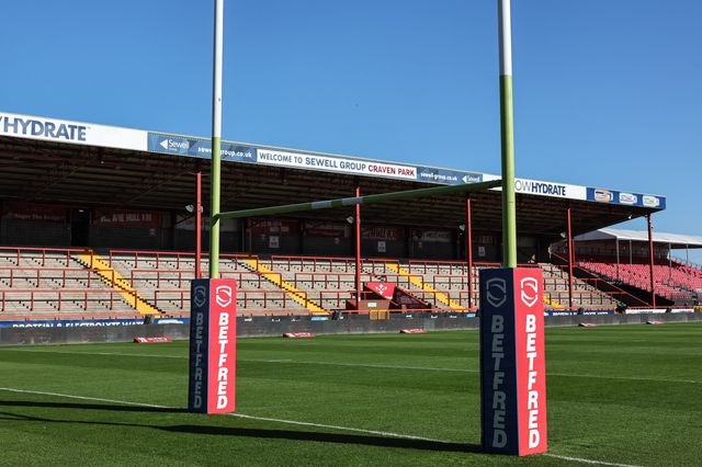 A general view of Sewell Group Craven Park during the Betfred Super League round 10 match Hull KR vs Castleford Tigers at Sewell Group Craven Park, Hull, United Kingdom on 30 April 2026

(Photo by Mark Cosgrove/News Images)