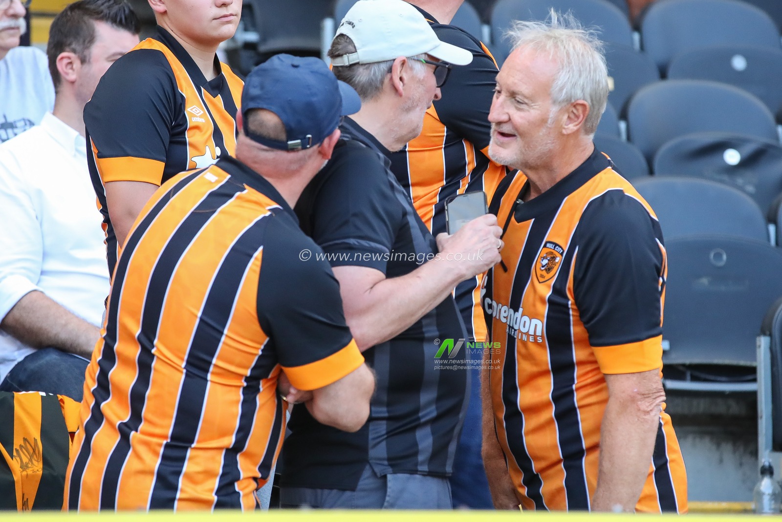 Hull City fans inside the MKM Stadium