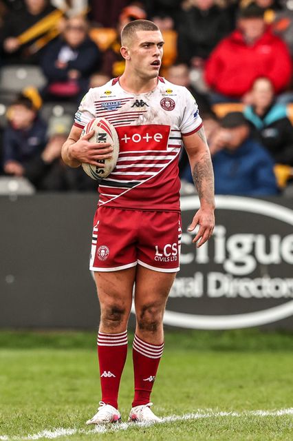 Brad O'Neill of Wigan Warriors during the Betfred Super League round 1 match Castleford Tigers vs Wigan Warriors at OneBore Stadium, Castleford, Untied Kingdom on 15 February 2026

(Photo by Alfie Cosgrove/News Images)