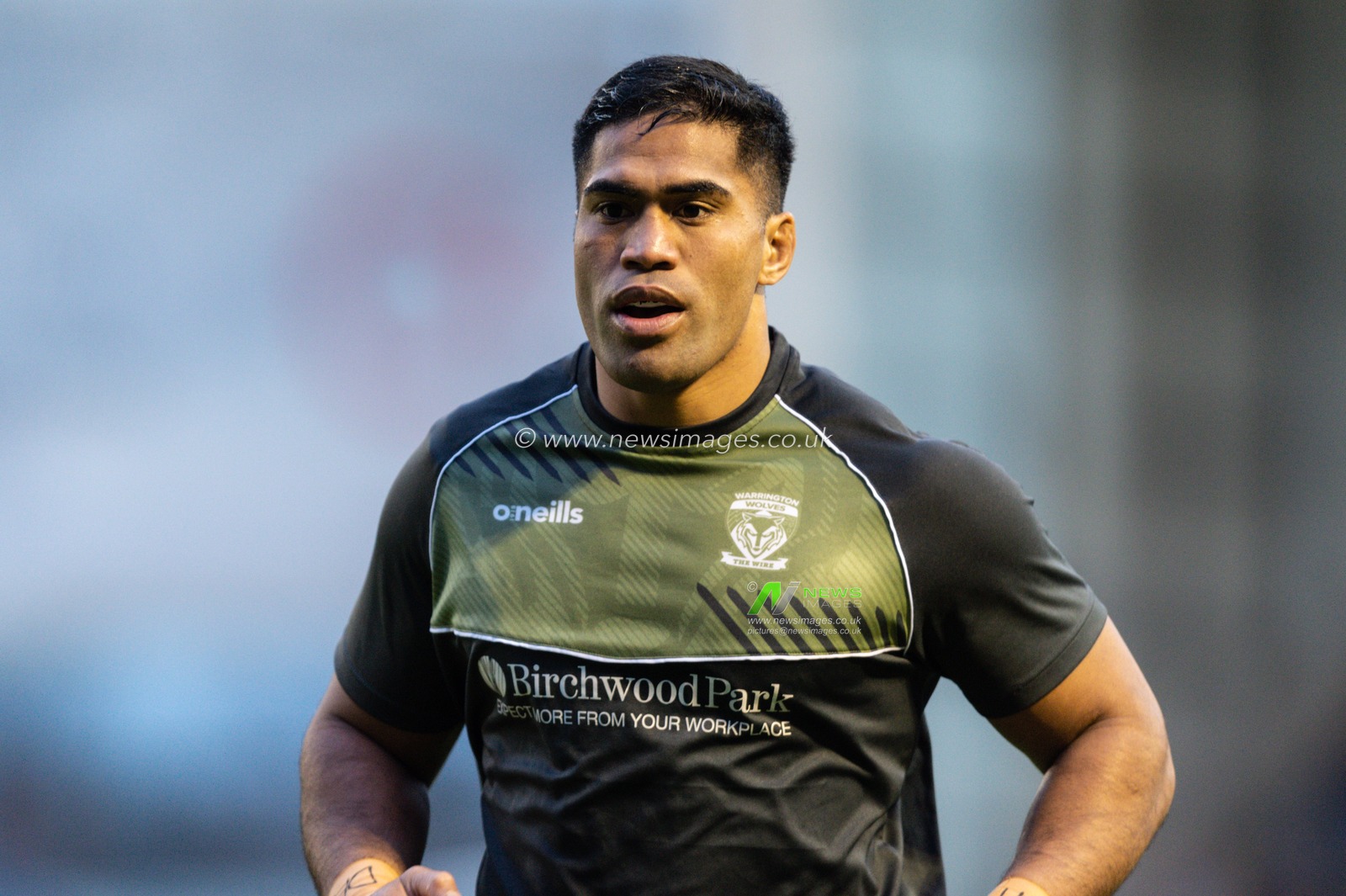 5th April 2019 , Halliwell Jones Stadium, Warrington, England;  Betfred Super League, Round 9, Warrington Wolves vs London Broncos ; Lama Tasi of Warrington Wolves 

Credit: Richard Long/News Images