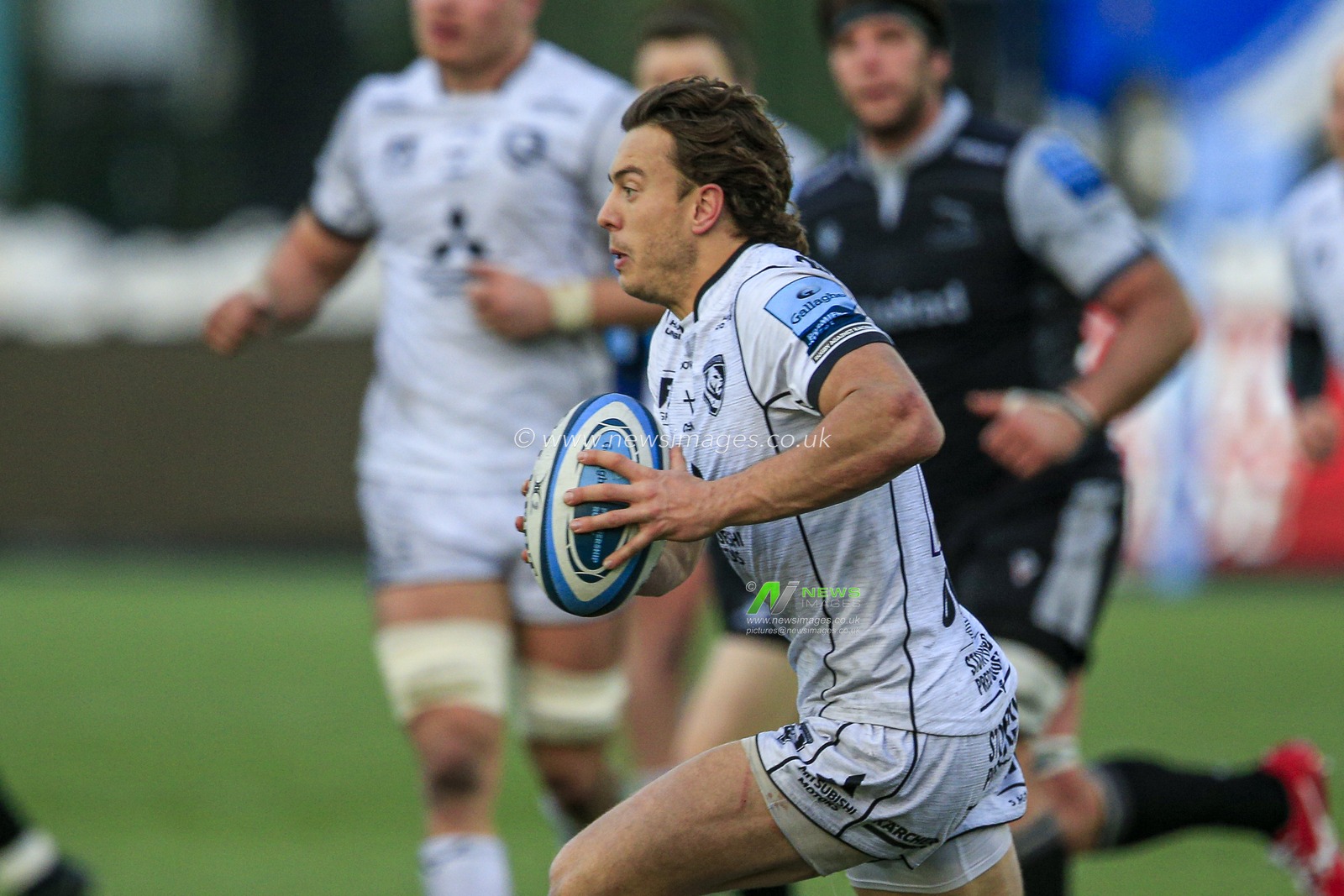 Lloyd Evans of Gloucester Rugby during the game
