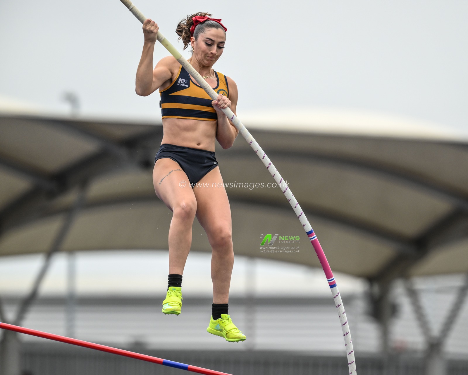 Ive doing the womenâ€™s pole jump during the Microplus UK Athletics Championships Day 1 at Manchester Regional Arena, Manchester, United Kingdom, 29th June 2024

(Photo by Craig Thomas/News Images)