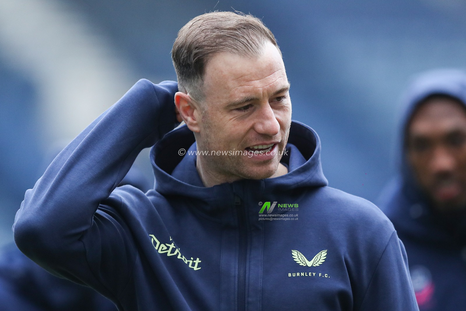 Ashley barnes of Burnley walking onto the pitch ahead of the Sky Bet Championship match Preston North End vs Burnley at Deepdale, Preston, United Kingdom, 15th February 2025

(Photo by Jorge Horsted/News Images)