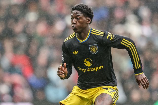 Kobbie Mainoo of Manchester United during the Premier League match Sunderland vs Manchester United at Stadium Of Light, Sunderland, United Kingdom on 09 May 2026

(Photo by Alfie Cosgrove/News Images)