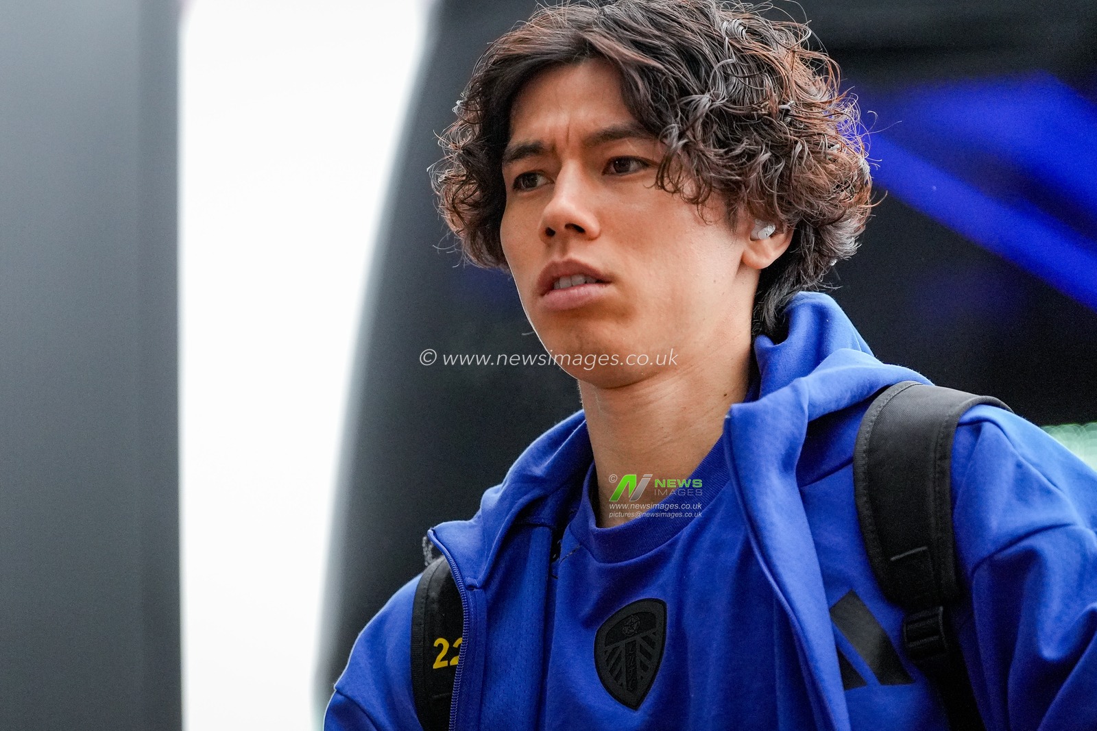 Ao Tanaka arrives at the stadium prior to kick off during the Emirates FA Cup Third Round match Derby County vs Leeds United at Pride Park Stadium, Derby, United Kingdom, 11th January 2026

(Photo by Maynard Manyowa/News Images)