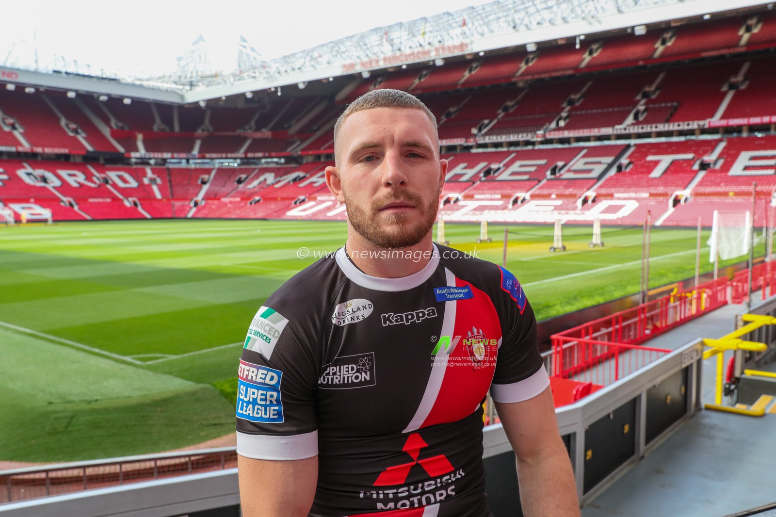 16th September 2019 ,  Old Trafford , Manchester, England;  2019 Betfred Super League Rugby Play-off press conference ; Jackson Hastings (31) of Salford Red Devils is at Old Trafford for the Play-off Finals press conference 

Credit: Mark Cosgrove/News Images
