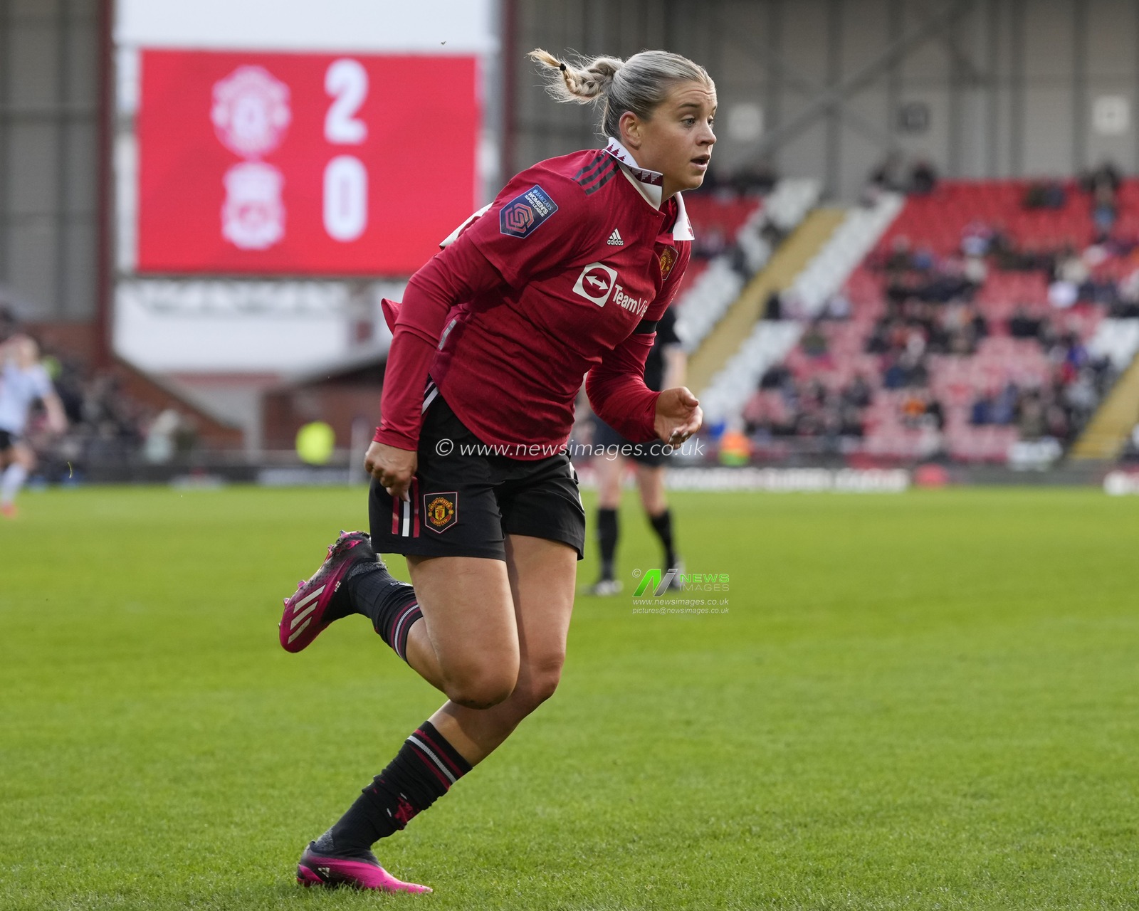 Alessia Russo #23 of Manchester United during the The Fa Women's Super League match Manchester United Women vs Liverpool Women at Leigh Sports Village, Leigh, United Kingdom, 15th January 2023

(Photo by Steve Flynn/News Images)