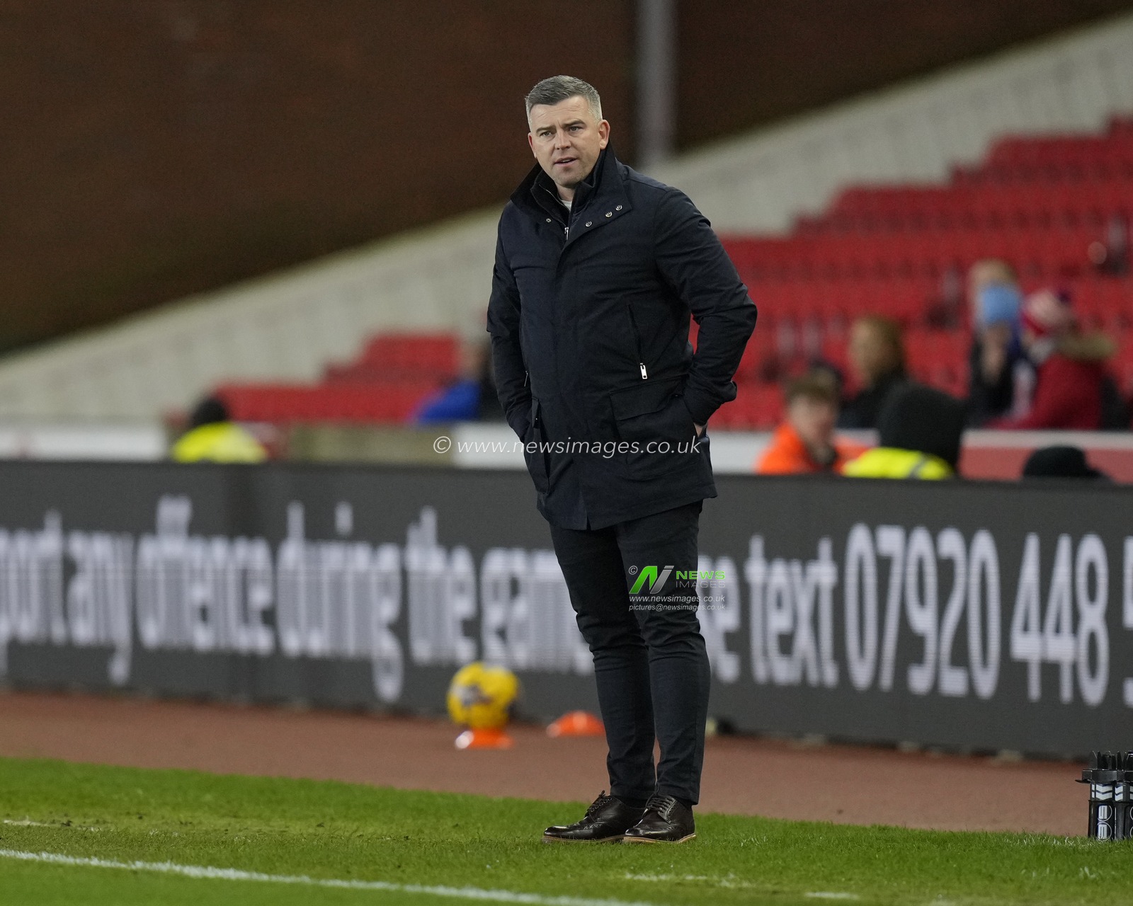 Steven Schumacher, manager of Stoke City during the Sky Bet Championship match Stoke City vs Queens Park Rangers at Bet365 Stadium, Stoke-on-Trent, United Kingdom, 14th February 2024

(Photo by Steve Flynn/News Images)