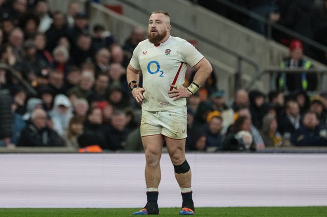 Joe Heyes of England during the Quilter Nations Series 2025 match England vs Australia at Allianz Stadium, Twickenham, United Kingdom, 1st November 2025

(Photo by Mark Cosgrove/News Images)

*** GER AUT SUI OUT ***