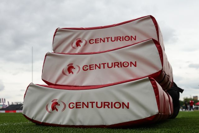 Hull KR’s centurion training pads during the Betfred Super League round 12 match Hull KR vs Wigan Warriors at Sewell Group Craven Park, Hull, United Kingdom on 21 May 2026

(Photo by Mark Cosgrove/News Images)