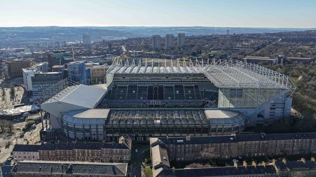 An aerial view of St James’ Park during the Emirates FA Cup 5th Round  match Newcastle Untied vs Manchester City at St. James's Park, Newcastle, United Kingdom on 07 March 2026

(Photo by Mark Cosgrove/News Images)
