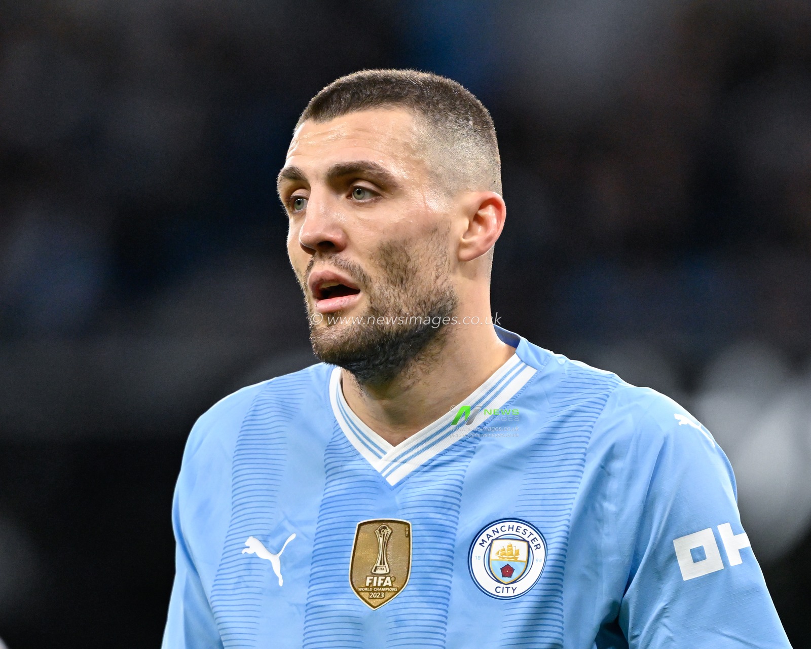 Mateo KovaÄiÄ‡ of Manchester City, during the Emirates FA Cup Quarter- Final match Manchester City vs Newcastle United at Etihad Stadium, Manchester, United Kingdom, 16th March 2024

(Photo by Cody Froggatt/News Images)