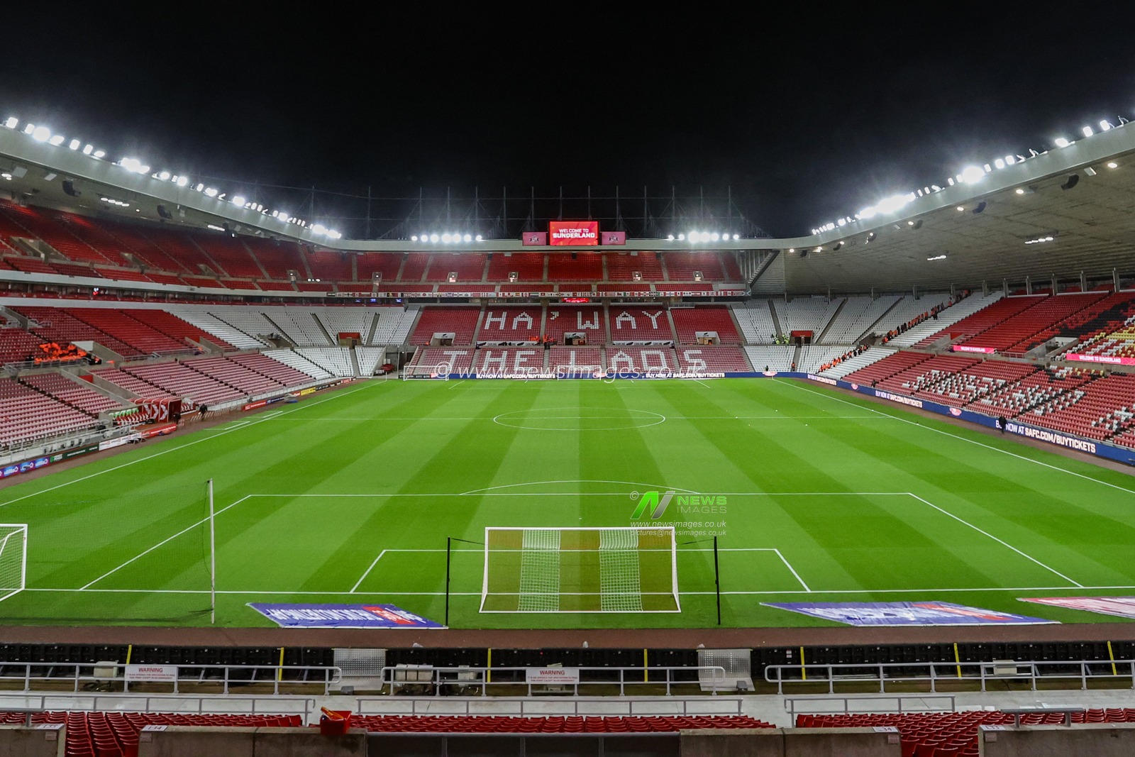 A general view of the Stadium Of Light ahead of the Sky Bet Championship match Sunderland vs West Bromwich Albion at Stadium Of Light, Sunderland, United Kingdom, 26th November 2024

(Photo by Alfie Cosgrove/News Images)