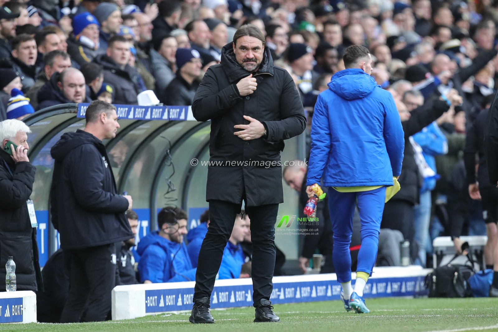 Daniel Farke manager of Leeds United during the Sky Bet Championship match Leeds United vs Preston North End at Elland Road, Leeds, United Kingdom, 21st January 2024

(Photo by James Heaton/News Images)