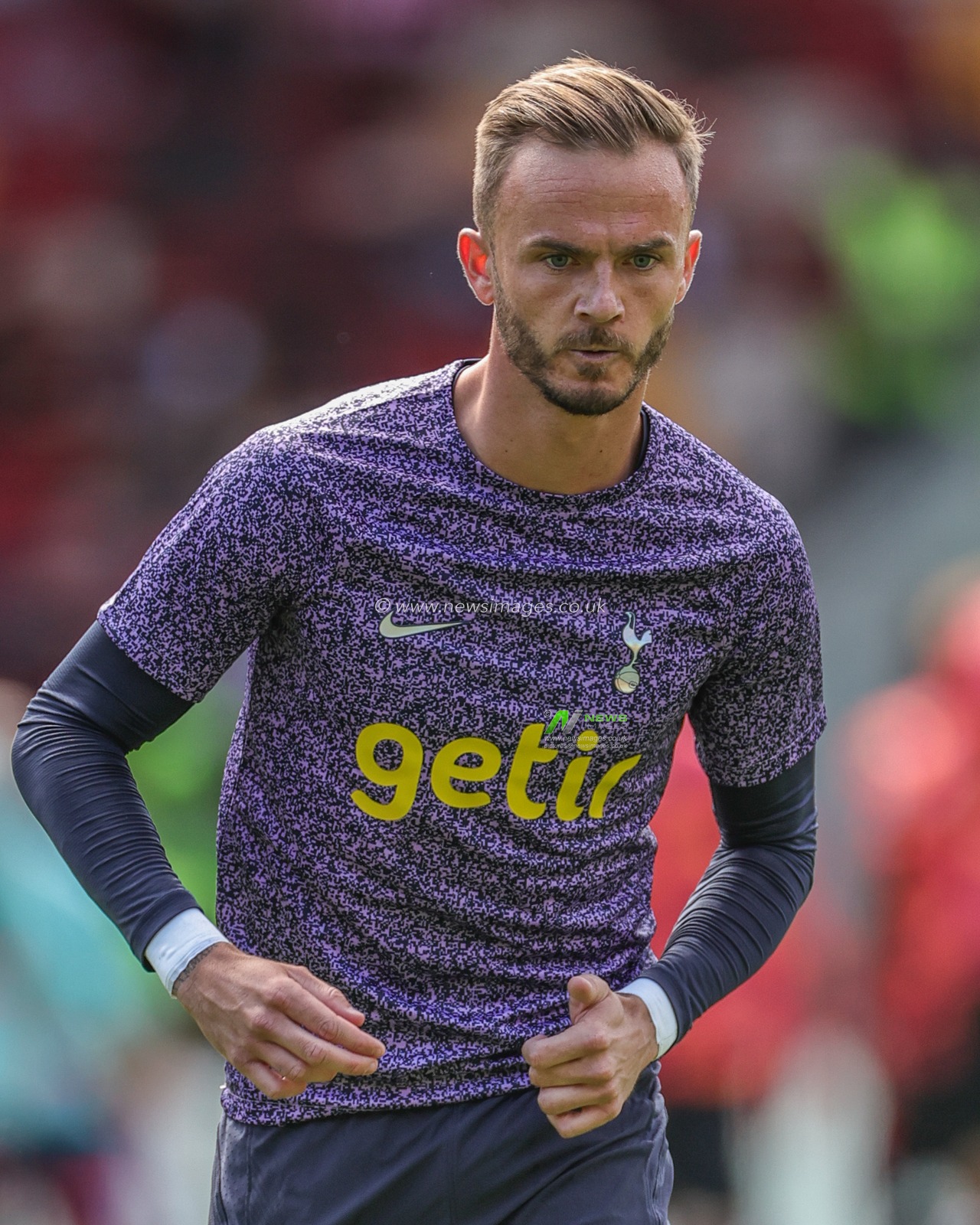 James Maddison Tottenham Hotspur during the Premier League match Brentford vs Tottenham Hotspur at Brentford Community Stadium, London, United Kingdom, 13th August 2023

(Photo by Mark Cosgrove/News Images)
