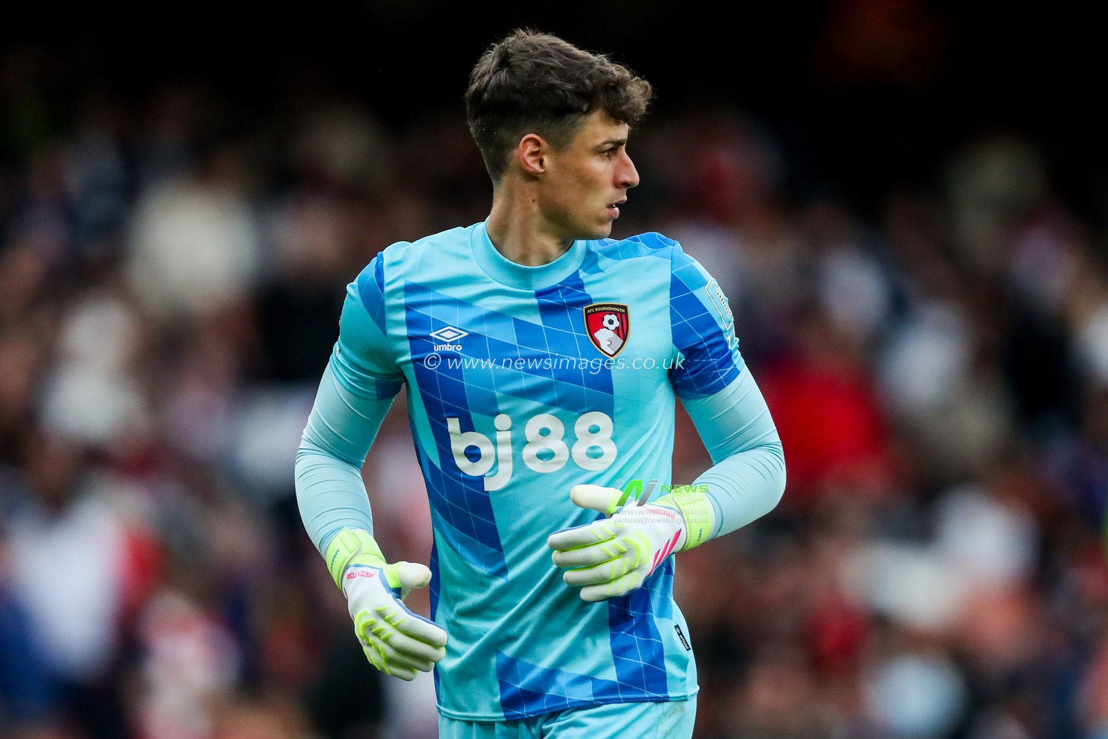 Kepa of AFC Bournemouth in action during the Premier League match Arsenal vs Bournemouth at Emirates Stadium, London, United Kingdom, 3rd May 2025

(Photo by Izzy Poles/News Images)